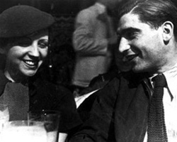 Gerda Taro and Robert Capa 