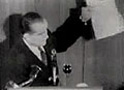 McCarthy holding a list of conspirators