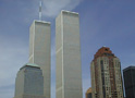 The twin towers of the World Trade Centerl